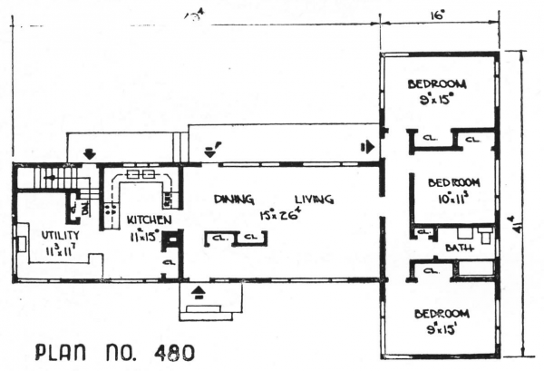 basic farmhouse layout no.480