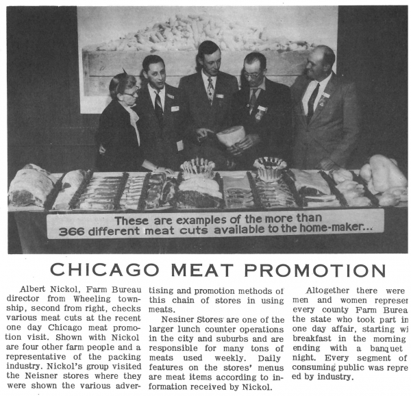 Chicago meat promotion photo