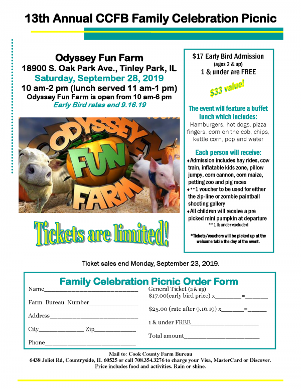 2019 picnic flyer zoo early bird