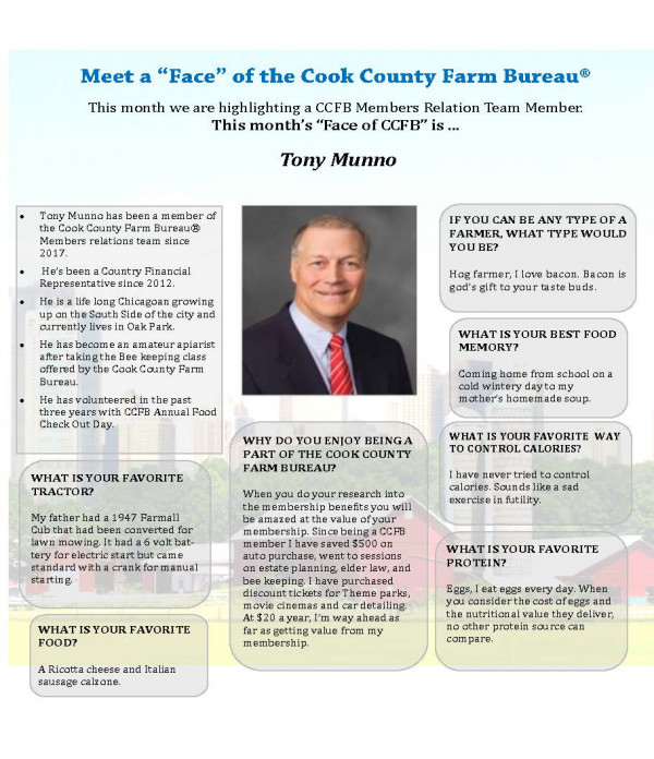 Meet the face Tony Munno