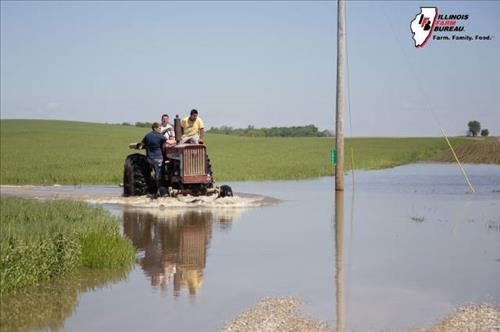 tractor in water family food bytes