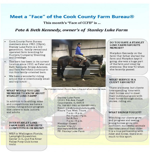 Meet the face  Stanley Luke Farm
