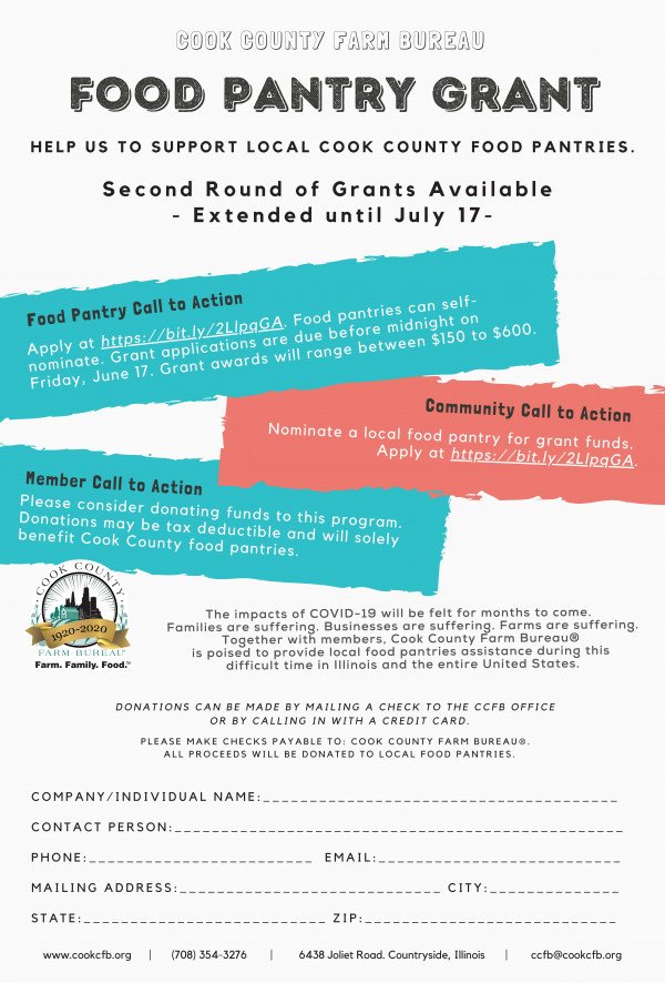 Food Pantry Grant Updated