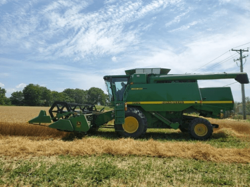 Combine machine front page