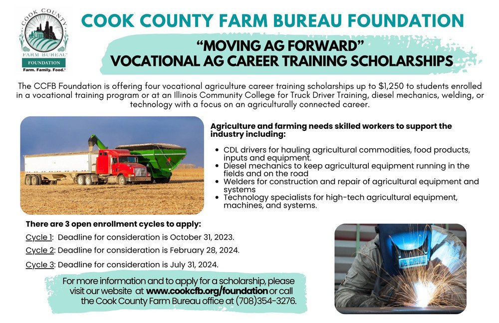 Vocational Scholarships Promotional Flyer