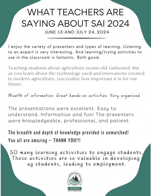 What Teachers Are Saying About SIA 2024
